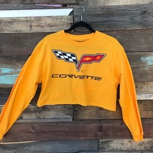 Long sleeve crop shirt